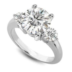 3 Stone Diamond Engagement Ring