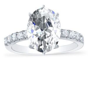 6 Prong Oval Engagement Ring