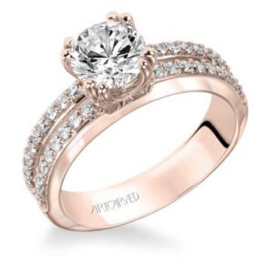 Rose Gold Diamond Engagement Rings