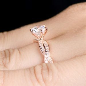 Rose Gold Engagement Rings for Women