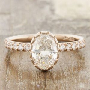 Unique Bezel Set Engagement Rings