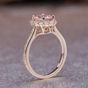 Unique Rose Gold Engagement Rings