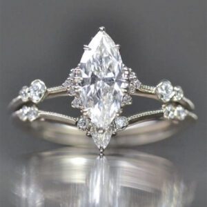 unusual unique marquise engagement rings