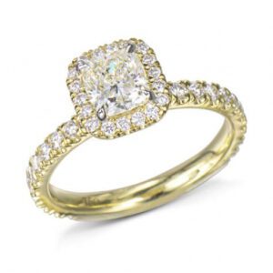 Yellow Gold Diamond Engagement Rings