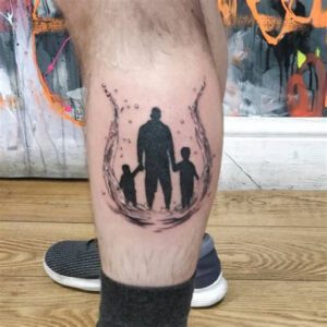 2 Sons Tattoo Ideas for Dad