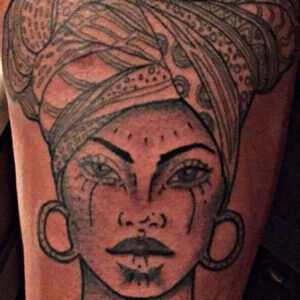 African Queen Tattoo: Black Goddess Tattoo Ideas