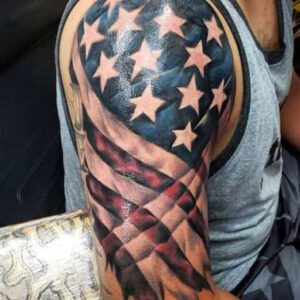 American Flag Tattoo Ideas for Guys