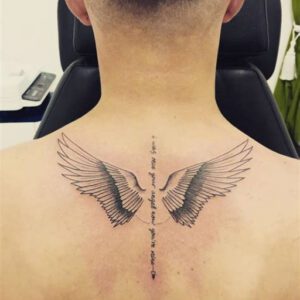 Angel Wing Tattoo Ideas for Men