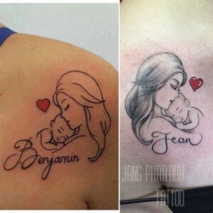 Baby Girl Tattoo Ideas for Mom