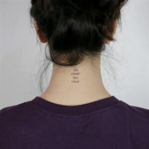 Back of the Neck Tattoo Ideas