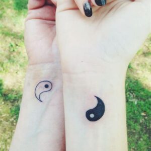 Bff Tattoo Ideas Yin and Yang