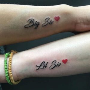 Big Sister Little Sister Tattoos Ideas