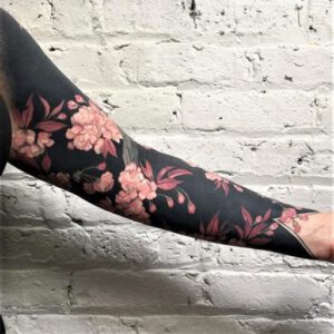 Black and White Full Sleeve Tattoo Ideas