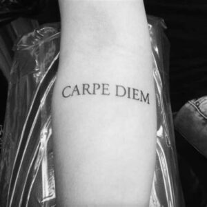 Carpe Diem Tattoo Ideas for Guys