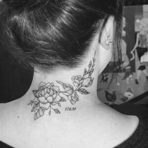 Cute Back of Neck Tattoo Ideas