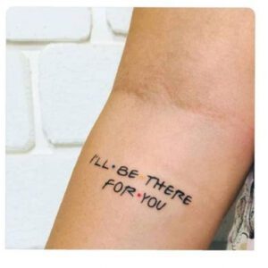 Cute Friends TV Show Tattoo Ideas