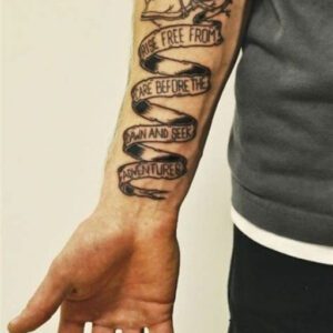 Forearm Inner First Tattoo Ideas for Men