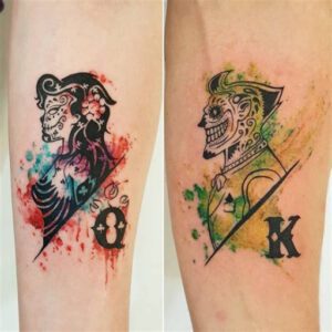 Harley Quinn and Joker Tattoo Ideas for Couples