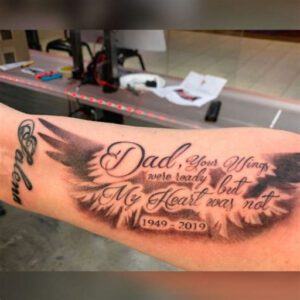 In Loving Memory Dad Tattoo Ideas