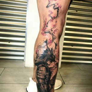 Japanese Leg Tattoo Ideas for Men