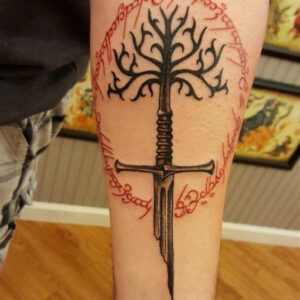 Lord of the Rings Tattoo Idea