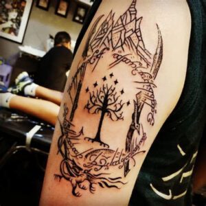 Lord of the Rings Tattoo Idea