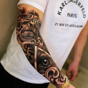 Men’s Arm Sleeve Tattoo Idea