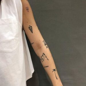 Mens Stick and Poke Tattoo Ideas