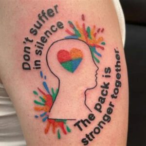 Mental Health Tattoo Ideas with Meaning