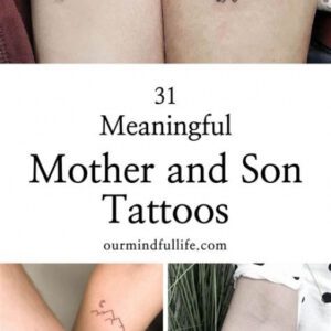 Mom and Son Tattoo Ideas With Meaning