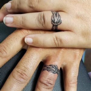 Ring Finger Tattoo Ideas for Ladies