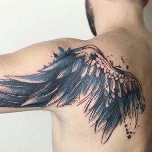 Shoulder Blade Tattoo Ideas for Men