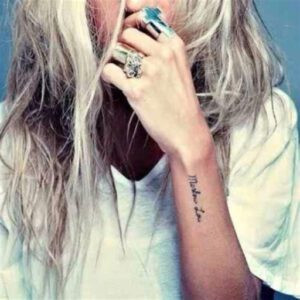 Side Wrist Tattoo Ideas for Females