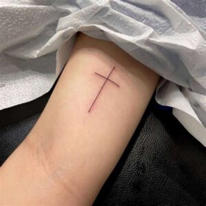 Simple Cross Tattoo Ideas for Women