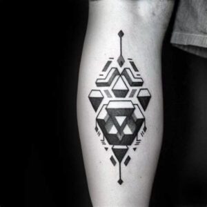 Simple Leg Tattoo Ideas for Men