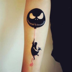 Simple Nightmare Before Christmas Tattoo Ideas