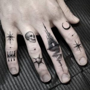 Small Finger Tattoo Ideas for Men