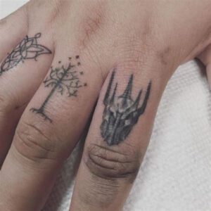 Small Lord of the Rings Tattoo Ideas