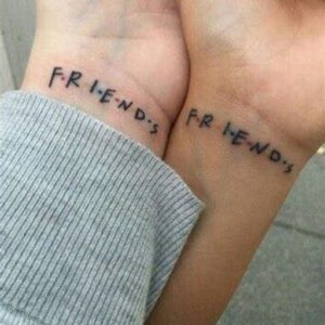 Small Matching Tattoo Ideas for Friends