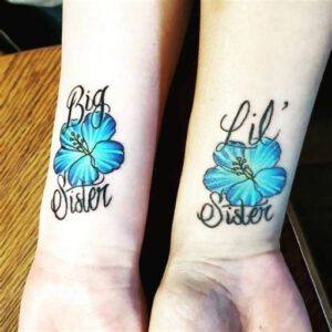 Small Matching Tattoo Ideas for Sisters