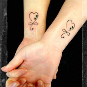 Small Mom and Daughter Tattoo Ideas