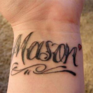 Small Name Tattoo Ideas for Men