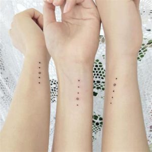 Small Tattoo Ideas for 3 Best Friends