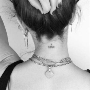 Small Tattoo Ideas for Back of Neck