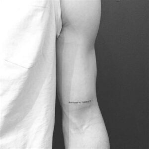 Small Tattoo Ideas for Men Bicep