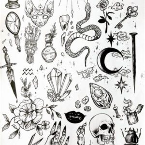 Small Tattoo Ideas for Women Easy Witchy