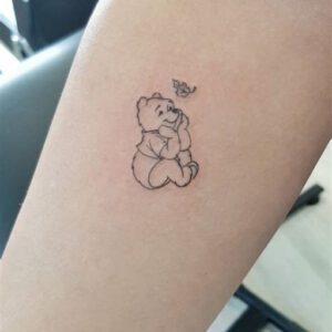 Small Winnie the Pooh Tattoo Ideas