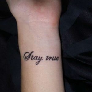 Stay True to Yourself Tattoo Ideas