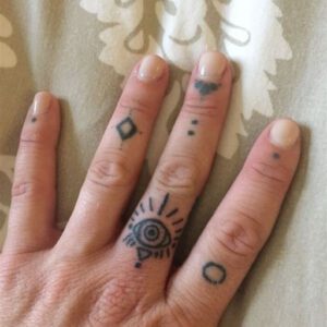 Stick and Poke Finger Tattoo Ideas