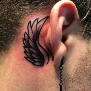 Tattoo Ideas Behind Ear for Guys